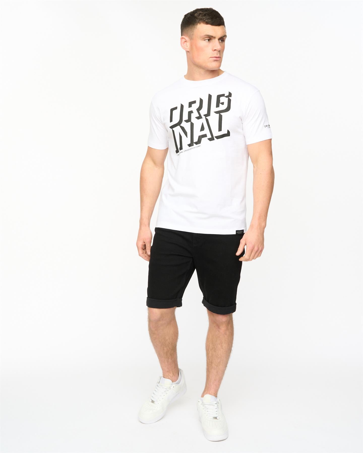 Protrax T-Shirt White – Crosshatch