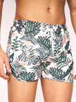Rainforest Swim Shorts Off White Floral