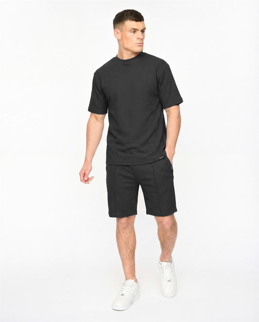 Hartlay T-Shirt & Shorts Set Black