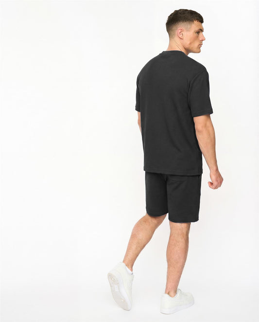 Hartlay T-Shirt & Shorts Set Black