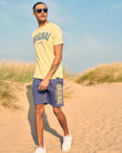 Kensby T-Shirt & Jog Short Yellow / Navy