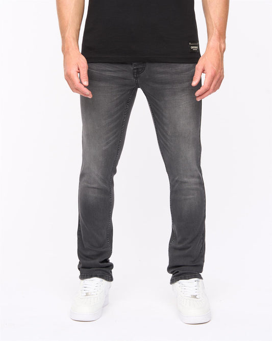 Malcolm Slim Fit Jeans Dark Charcoal