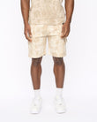 Bardon Camo Cargo Shorts Neutral