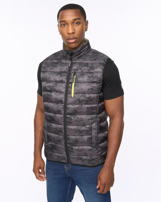 Gattering Gilet Charcoal Camo