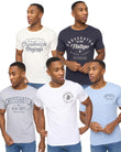 Collegetheme T-Shirt 5pk Assorted