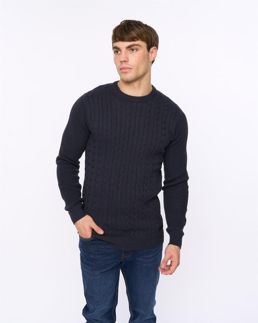 Kabstars Cable Knit Navy