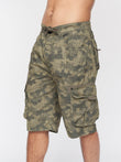 Hanwhere Combat Shorts Dark Green Camo