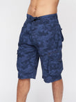 Hanwhere Combat Shorts Navy Camo