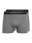 Ambek Boxers 2pk Charcoal Marl