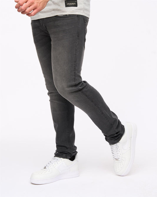 Buraca Slim Fit Denim Jeans Charcoal Wash