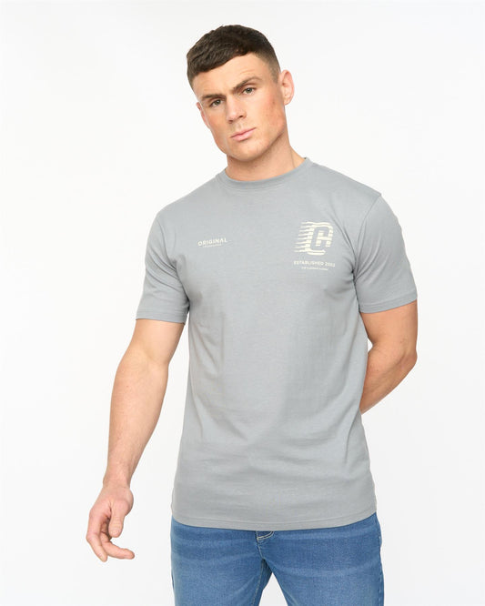 Morville T-Shirt Steel Blue
