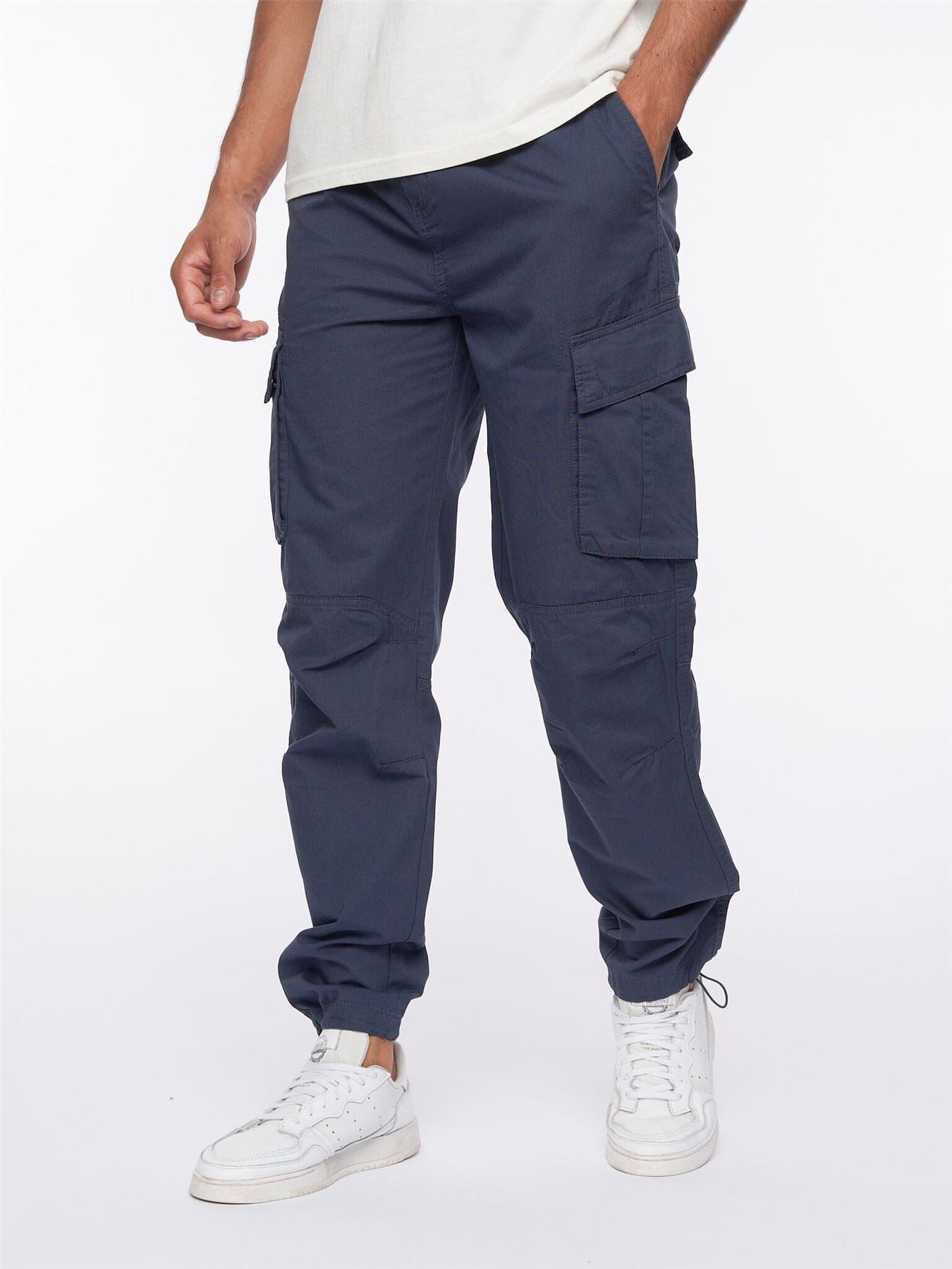 Sidemoore Cargo Pants Navy - Main Image