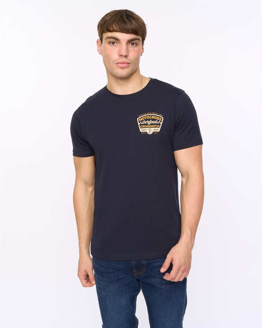 Motocross T-Shirt Navy