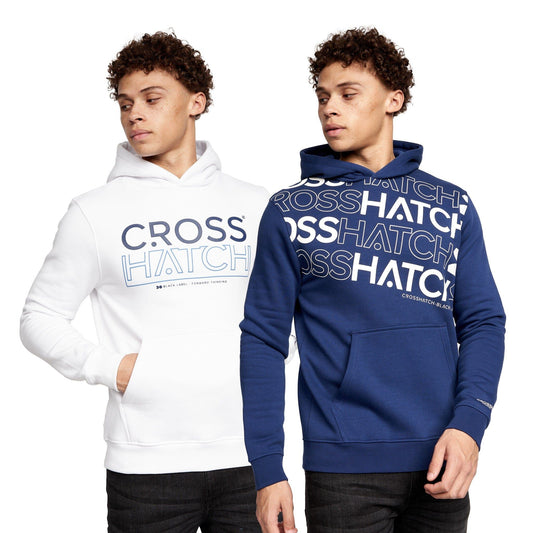 Hensal Hoodie 2pk Navy/White