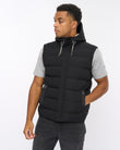 Kampleys Embossed Gilet Black