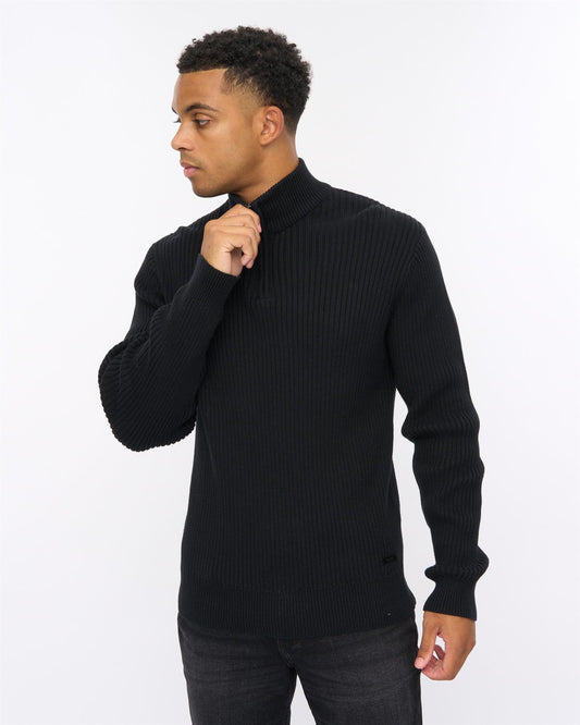Havaline 1/4 Zip Knit Black