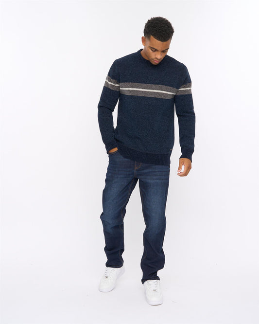Roundall Chenille Knit Navy