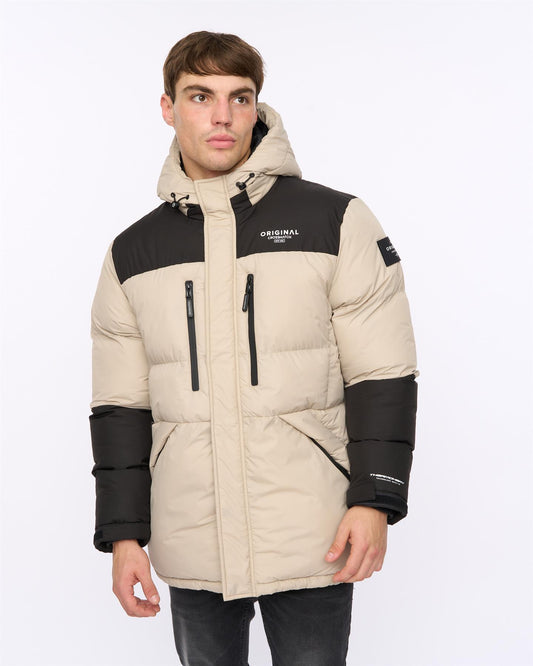 Squadage Panel Jacket Stone