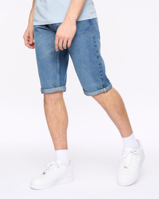 Tillforth Denim Shorts Stone Wash