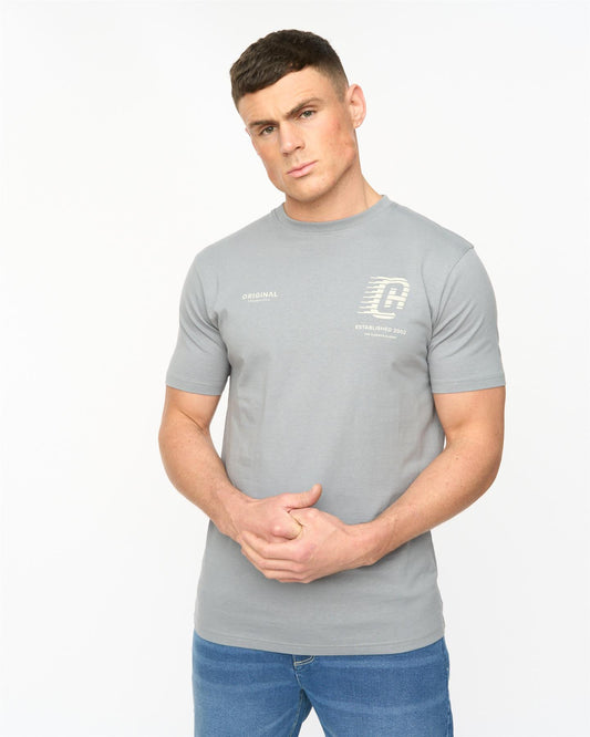 Morville T-Shirt Steel Blue