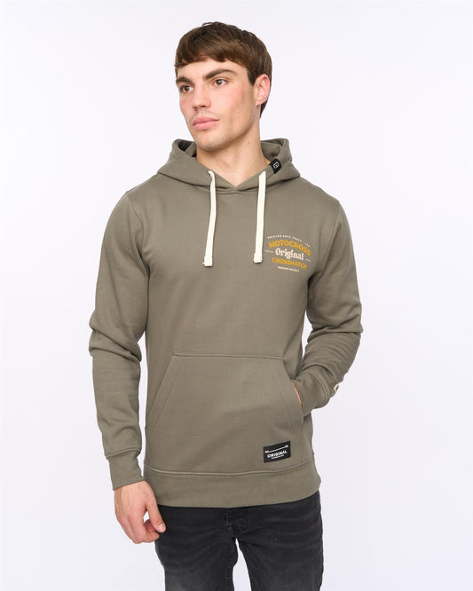 Motocross Hoodie Olive