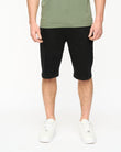 Kamaline Denim Shorts Black Wash