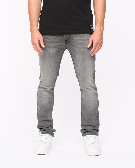 Malcolm Slim Fit Jeans Light Grey Wash