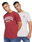 Oldskool T-Shirt 2pk Red/Grey