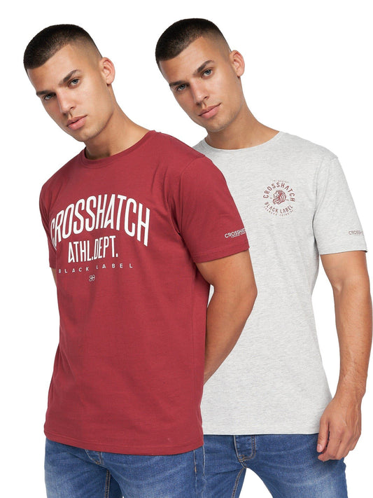 Oldskool T-Shirt 2pk Red/Grey