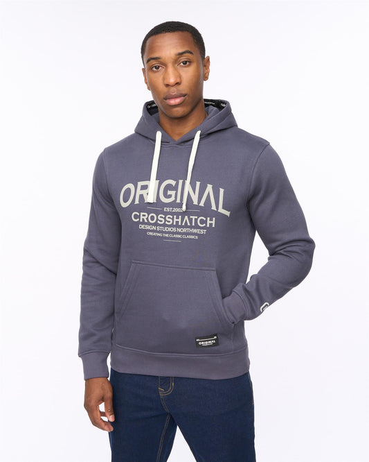 Vintarge Hoodie Navy