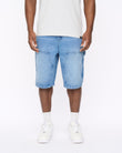 Teleman Denim Shorts Light Wash