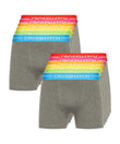 Astral Bright Boxers 12pk Charcoal Marl