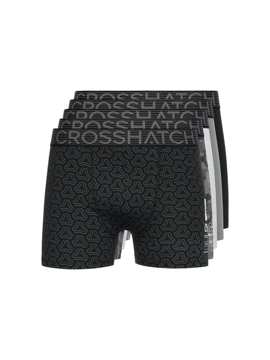 Buzzard Boxers 5pk Black