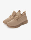 Matfen Flyknit Trainers Sand