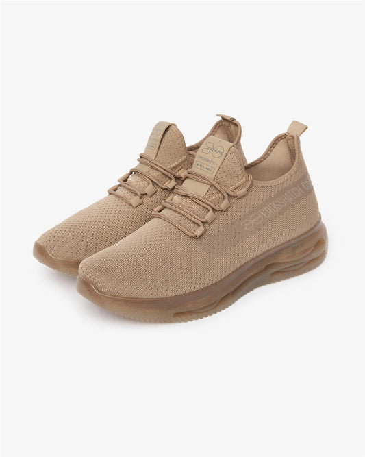 Matfen Flyknit Trainers Sand