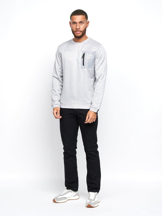 Catmoore Crew Tracktop Grey