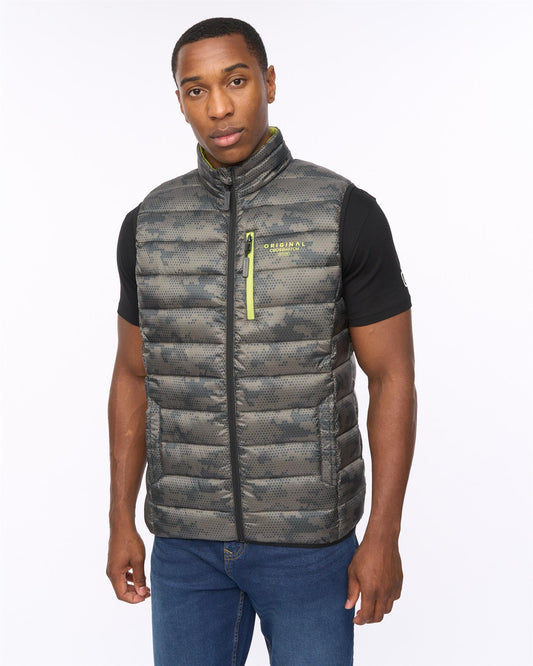 Gattering Gilet Olive Camo