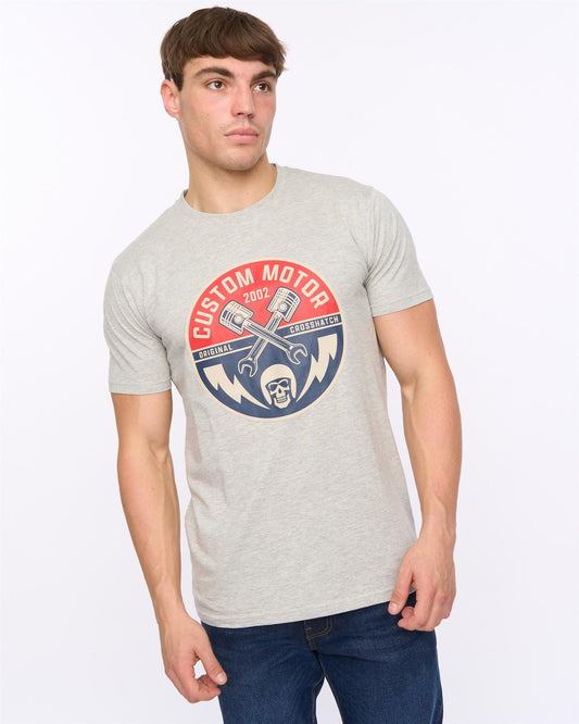 Moules T-Shirt Grey Marl