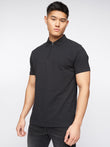 Telepart Zip Polo Black