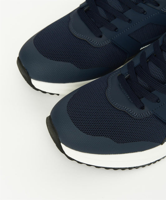 Holywell Flyknit Trainers Navy/White