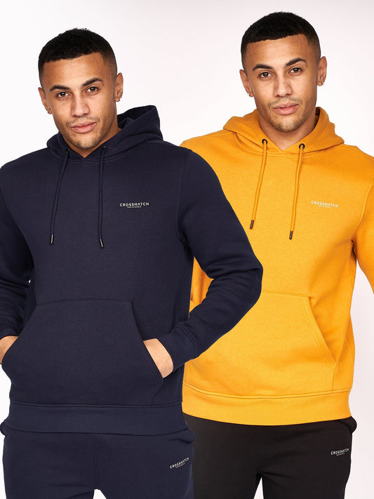 Traymax Hoodie 2pk Navy/Mustard