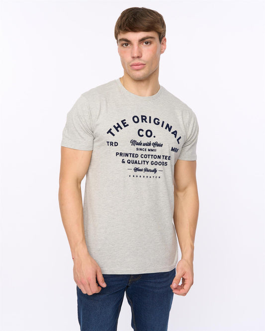 Shoptown T-Shirt Grey Marl