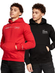 Karver Hoodie 2pk Red/Black