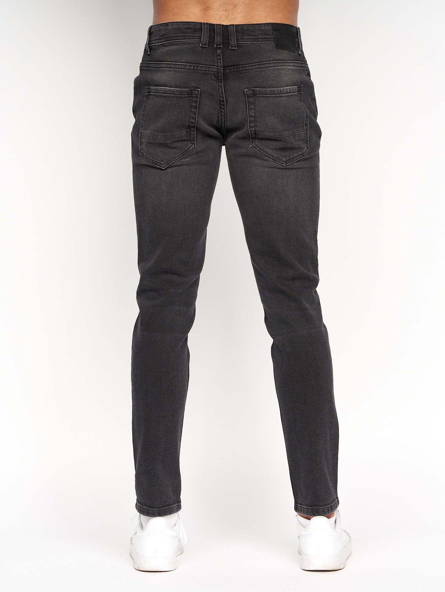 Mens Sheldons Slim Fit Jeans Black – Crosshatch