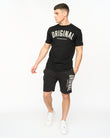 Kensby T-Shirt & Jog Short Black