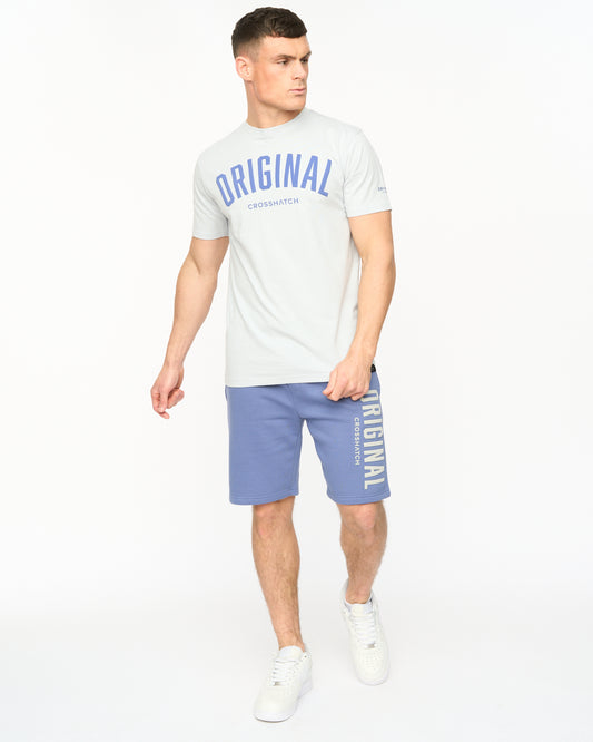 Kensby T-Shirt & Jog Short Light Blue / Blue