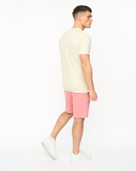 Kensby T-Shirt & Jog Short Neutral / Pink
