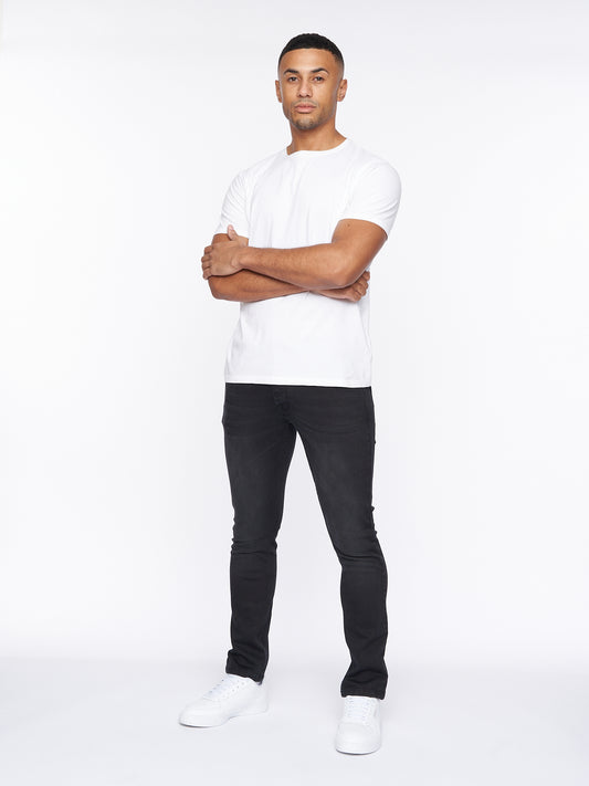 Buraca Slim Fit Denim Jeans Black Wash