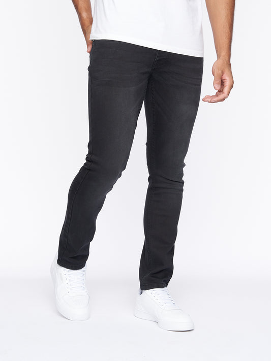 Buraca Slim Fit Denim Jeans Black Wash
