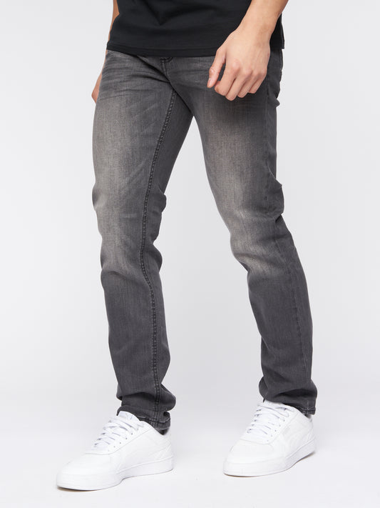 Svelte Slim Fit Stretch Jeans Dark Grey